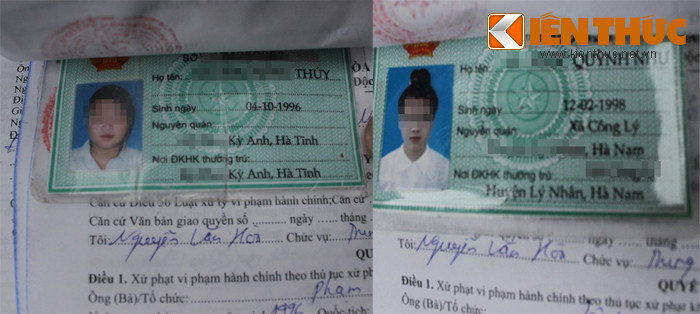 Theo ghi nhận của phóng viên, hầu hết các cô "gái dịch vụ" bị lực lượng 141 bắt giữ đều SN 1996 đến 1998, thường trú tại nhiều địa phương khác nhau.