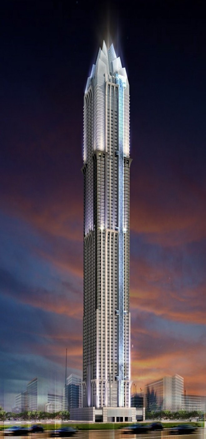 3. Marina 101 tại Dubai Chiều cao: 426 m Số tầng: 101 Xếp hạng toàn cầu khi hoàn thành: Cao thứ 21.