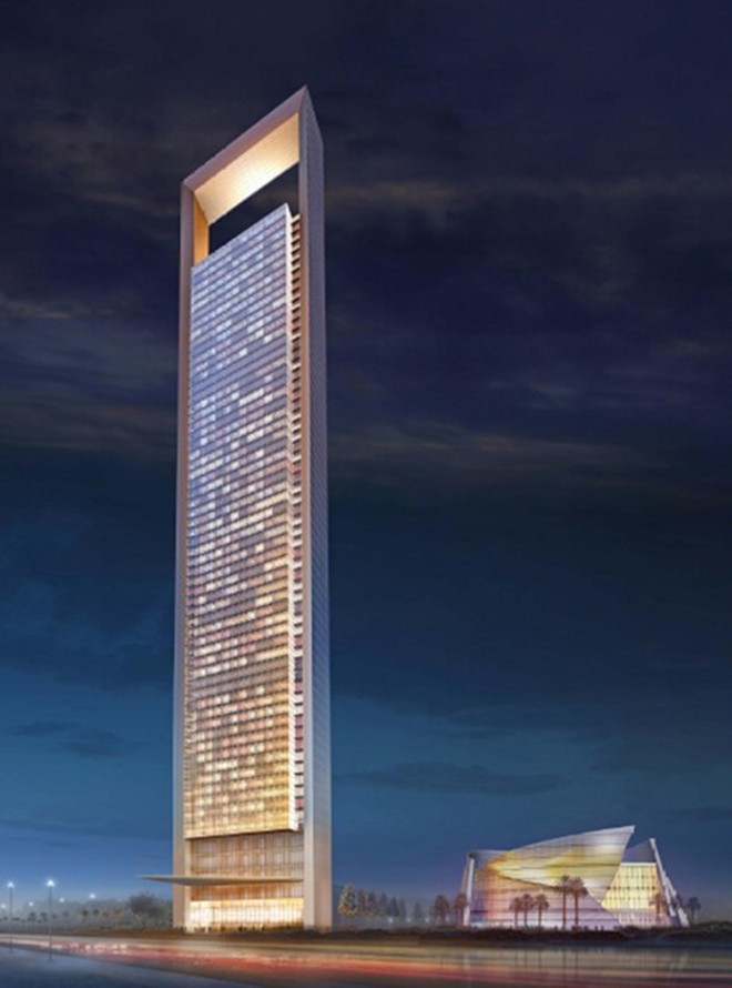 10. Trụ sở ADNOC tại Abu Dhabi, Các tiểu vương quốc Ả Rập thống nhất Chiều cao: 342 m Số tầng: 68 Xếp hạng toàn cầu khi hoàn thành: Cao thứ 62.