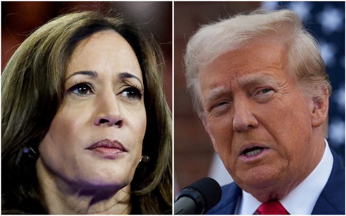 Cuộc tranh luận giữa ứng cử viên Tổng thống Mỹ của Đảng Dân chủ Kamala Harris và ứng viên của Đảng Cộng hòa Donald Trump sẽ diễn ra vào ngày 10/9/2024. Cả hai đều coi đây là thời cơ để thu hút những cử tri đang dao động nên cuộc tranh luận này được dự đoán sẽ diễn ra kịch tính và hấp dẫn. (Nguồn ảnh: Reuters)