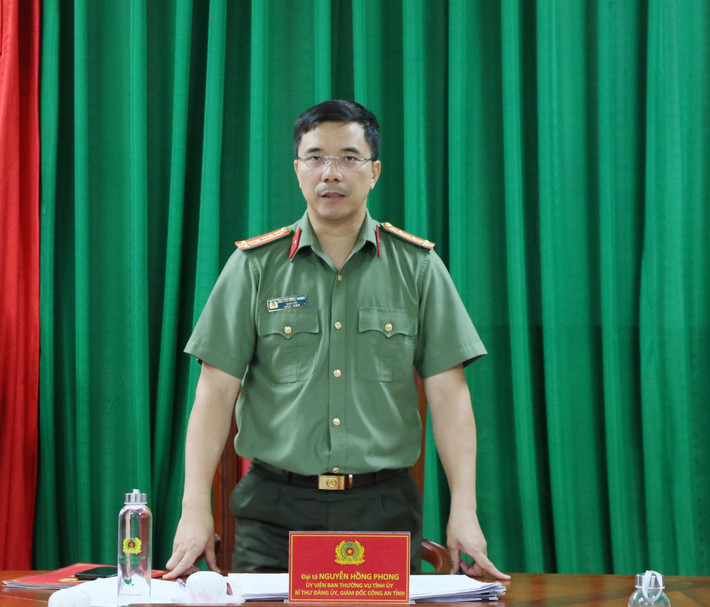 Ông nhận quyết định giữ chức Giám đốc Công an Hà Tĩnh vào tháng 7/2022, khi đó ông đang mang cấp bậc hàm thượng tá.