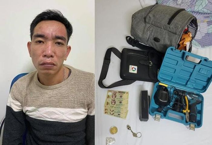 "Siêu trộm" chuyên đột nhập cơ quan, công sở, trường học: Lê Duy Thọ (SN 1987, ở Hòa Bình) chuẩn bị tua - vít, khoan cầm tay và mũi khoan để đột nhập vào bên trong các cơ quan, công sở, trường học trên địa bàn TP Hà Nội để trộm cắp tài sản. Tổng giá trị tài sản mà Thọ trộm cắp được lên tới hàng chục triệu đồng. Ngày 8/11, Công an TP Hà Nội cho biết đã bắt giữ được Thọ.