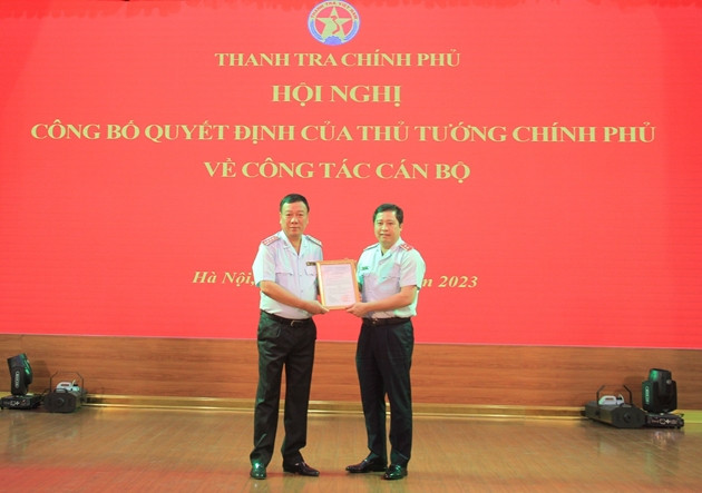 Ngày 25/7, thừa ủy quyền của Thủ tướng, Tổng Thanh tra Chính phủ Đoàn Hồng Phong trao quyết định bổ nhiệm ông Dương Quốc Huy giữ chức Phó Tổng Thanh tra Chính phủ. Tổng Thanh tra Chính phủ Đoàn Hồng Phong khẳng định, đây không chỉ là niềm vui riêng của cá nhân ông Dương Quốc Huy, mà còn là nguồn vui chung của Thanh tra Chính phủ.