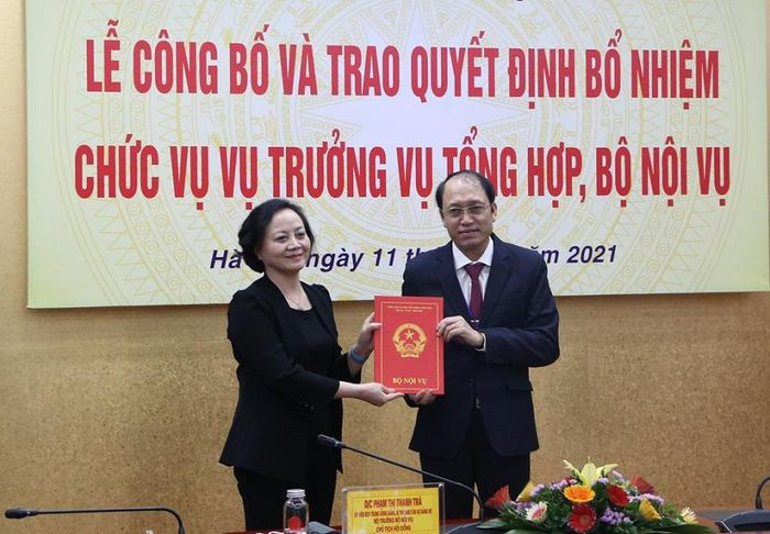 Lãnh đạo Bộ Nội vụ yêu cầu ông Nguyễn Văn Thủy thực hiện các mục tiêu và giải pháp đã trình bày trong Đề án. Bà cũng mong muốn lãnh đạo, công chức Vụ Tổng hợp đoàn kết, phối hợp chặt chẽ với tân Vụ trưởng trong công tác, xây dựng đơn vị vững mạnh.