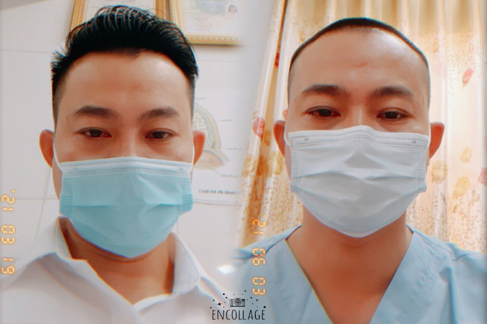 Bác sĩ Phan Văn Chung (Khoa Hồi sức tích cực chống độc - Bệnh viện C Đà Nẵng) thông tin khi anh có mặt tại Trung tâm hồi sức tích cực đặt tại Bệnh viện Tâm thần Bắc Giang. Anh nói rằng, khi cắt tóc không có nghĩ đẹp xấu mà chỉ nghĩ thuận lợi nhất khi vào phòng bệnh, xong nhiệm vụ trở về rồi lại đẹp sau cũng được.