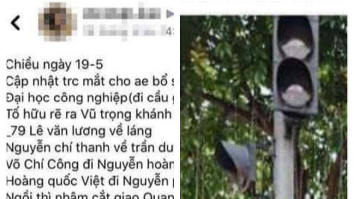 Báo chốt CSGT trên Facebook, thanh niên xử phạt 15 triệu: Ngày 25/6/2020, Phòng An ninh mạng và phòng chống tội phạm sử dụng công nghệ cao Công an thành phố Hà Nội vừa xử lý một một trường hợp lập nhóm thường xuyên đăng bài trên facebook báo chốt CSGT. Tiến hành xác minh, lực lượng chức năng đã làm rõ và triệu tập kiểm duyệt viên của nhóm là V.N.A. (SN 1994; trú tại Hai Bà Trưng) lên làm việc. Người này sau đó đã bị lực lượng chức năng xử phạt 15 triệu đồng. (Hình ảnh đăng tải báo chốt 141 của thanh niên trên mạng xã hội)