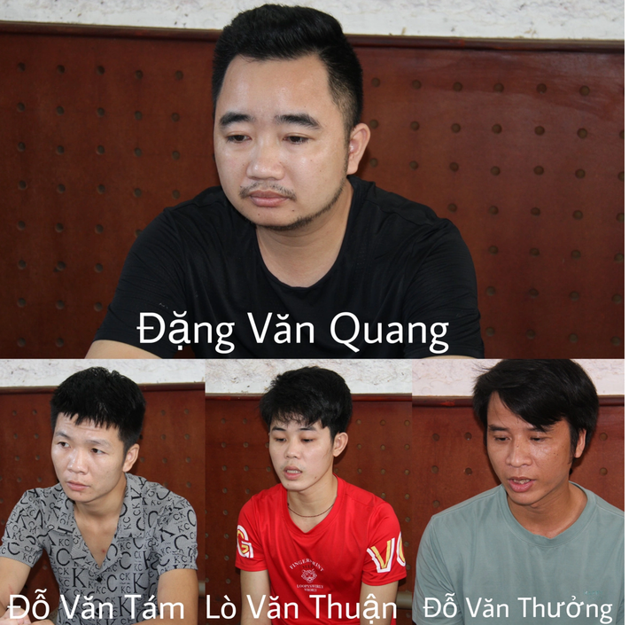 "Tú ông" cầm đầu ổ mại dâm "di động" với gần 20 gái bán dâm: Ngày 18/8, Công an tỉnh Lào Cai đã tạm giữ Đặng Văn Quang (SN 1986, ở phường Cốc Lếu, TP Lào Cai) cùng 3 đối tượng gồm Đỗ Văn Thưởng (SN 1985, ở Nghĩa Hưng, Nam Định); Lò Văn Thuận (SN 2000, ở huyện Tuần Giáo, Điện Biên) và Đỗ Văn Tám (SN 1994, ở TP Lào Cai) để điều tra, làm rõ hành vi liên quan đến hoạt động môi giới mại dâm.