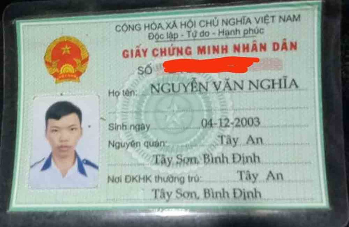 Theo trình báo của gia đình, Nghĩa học năm nhất của Trường ĐH Sư phạm Kỹ thuật TP HCM. Giai đoạn vừa qua, vì tình hình dịch bệnh nên Nghĩa vẫn ở quê, học online phần học kỳ 1. Chiều 11/2, Nghĩa đón xe khách của nhà xe Tân Hoa Châu di chuyển từ huyện Tây Sơn, tỉnh Bình Định vào TP HCM để làm thủ tục nhập học, tiếp tục học kỳ 2.