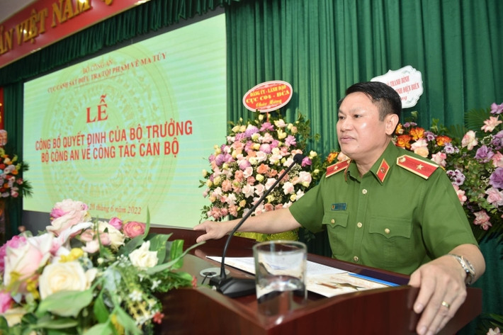 Ngày 20/6, thừa ủy quyền của lãnh đạo Bộ Công an, Cục Cảnh sát điều tra tội phạm về ma túy (C04) tổ chức lễ công bố quyết định của Bộ trưởng Bộ Công an về công tác cán bộ. Thiếu tướng Nguyễn Văn Viện - Cục trưởng Cục Cảnh sát Điều tra Tội phạm về Ma túy chủ trì buổi lễ.