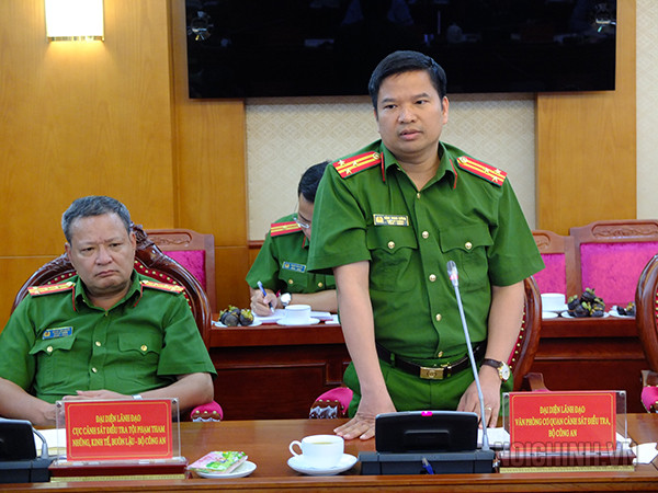 Ông là Tiến sĩ luật học Tội phạm học và điều tra tội phạm; Điều tra viên cao cấp. (Ảnh: Ban Nội chính Trung ương)