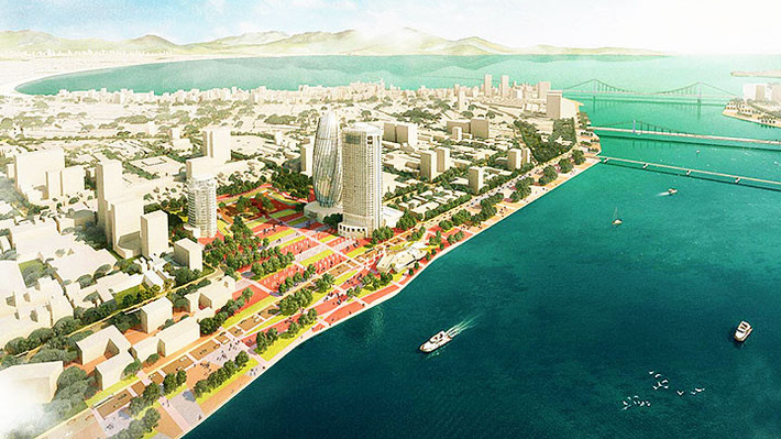 Trung tâm Tư vấn kỹ thuật xây dựng Đà Nẵng (Sở Xây dựng Đà Nẵng) vừa thông báo thi tuyển phương án quy hoạch kiến trúc quảng trường hơn 1.000 tỷ đồng bên sông Hàn. Vị trí quy hoạch thuộc phường Thạch Thang (quận Hải Châu), với tổng diện tích 16,2 ha gồm 3 khu vực. Trong đó, khu A có diện tích 10,69ha, được giới hạn bởi các đường Nguyễn Chí Thanh, Lý Tự Trọng, Quang Trung, bờ Tây sông Hàn.