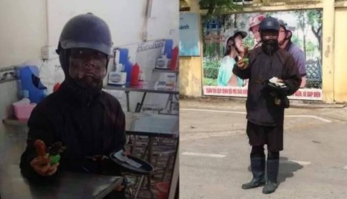 Đại tá Vương Tiến Dũng – Trưởng Công an quận Hà Đông, Hà Nội cho biết: “Theo thông báo từ người dân, có một số đối tượng mặc đồ đen, mặt bôi đen... xuất hiện trên địa bàn phường Phúc La. Sau khi nhận được thông tin, lực lượng chức năng đến xác minh và xác định là có nhóm người đó hoạt động trên địa bàn”.