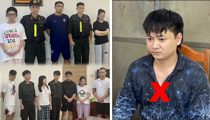 Ngày 25/9, Công an tỉnh Thanh Hóa thông tin, đơn vị này đã phá đường dây ma túy liên tỉnh, bắt giữ đối tượng cầm đầu Đỗ Hoàng Hiệp (tức Hiệp "Máu", 35 tuổi, quận Hoàng Mai, thành phố Hà Nội), Lê Quang Hoàn (tức Hoàn "gấu"; SN 1993, ngụ Cốc Hạ 2, TP Thanh Hóa); Phạm Bá Đại (SN 1994, ngụ TP Hà Nội); Phạm Thị Yến (SN 1998, ngụ phường Ngọc Trạo, TP Thanh Hóa); Nguyễn Thị Lan Hương (tức Hương "mạch"; SN 1986, ngụ phường Đông Vệ, TP Thanh Hóa); Nguyễn Hải Long (SN 1969, ngụ quận Hoàn Kiếm, TP Hà Nội). (Ảnh: Đỗ Hoàng Hiệp (x) và các đối tượng liên quan)