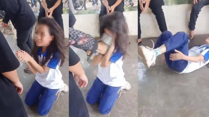 Qua tìm hiểu, học sinh bị đánh là em N.T.A.T., học sinh lớp 6A3. Hai nữ sinh tham gia đánh em T. là N.B.N. (lớp 7A4) và C.P.A. (lớp 8D). Trong đó, em N. có bố mẹ đã ly hôn và em ở với ông bà ngoại. Nguyên nhân của vụ hành hung là do mâu thuẫn từ khi còn học tiểu học. Trong khi nữ sinh bị hành hung, một số học sinh đã dùng điện thoại ghi lại và tung lên mạng.