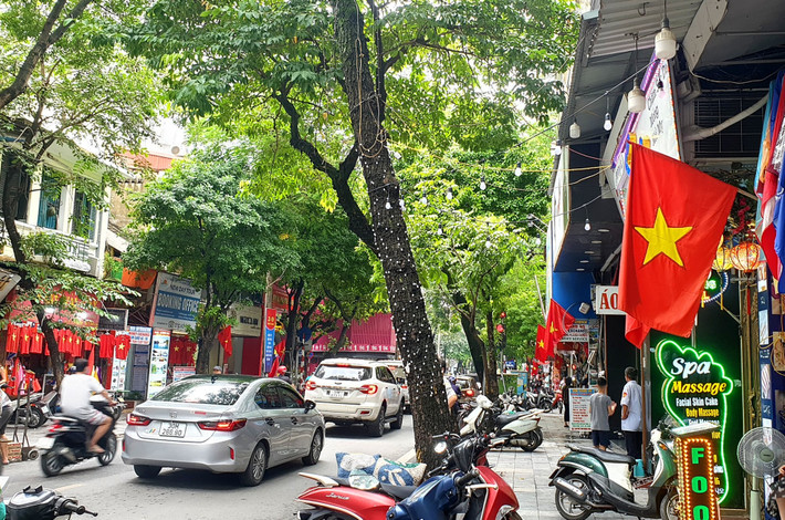 Tuyến phố Hàng Bông. (Ảnh Công Lý)