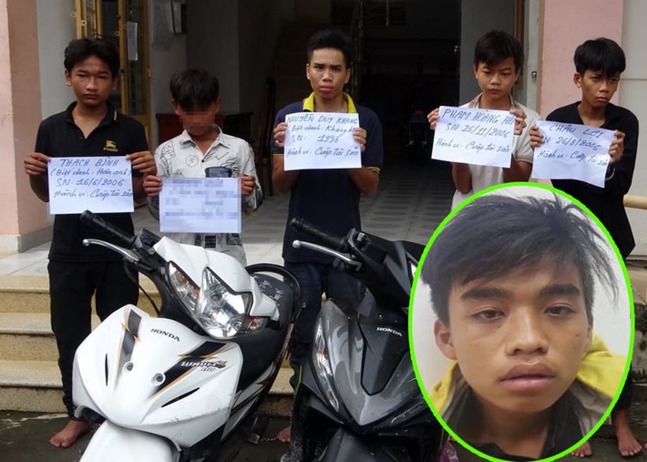1. "Tướng cướp" 16 tuổi cầm đầu băng nhóm chém người, cướp xe: Ngày 8/10, Công an huyện Bình Chánh, TP HCM vừa triệt phá 1 băng cướp cực kỳ nguy hiểm, tuổi từ 12 - 22, hoạt động ở vùng ven. Hiện Công an đã tạm giữ hình sự 11 đối tượng để điều tra về các hành vi “cướp tài sản”, trộm cắp tài sản” và “tiêu thụ tài sản do người khác phạm tội mà có”. Đáng nói, cầm đầu băng cướp nguy hiểm này là Trần Duy Long (SN 2004, ngụ quận 11).