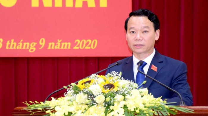 Sáng 24/9, Đại hội Đảng bộ tỉnh Yên Bái lần thứ XIX, nhiệm kỳ 2020-2025, nghe Phó bí thư Tỉnh ủy, Chủ tịch UBND tỉnh Yên Bái Đỗ Đức Duy báo cáo kết quả Hội nghị lần thứ nhất Ban Chấp hành Đảng bộ tỉnh (diễn ra chiều 23/9).