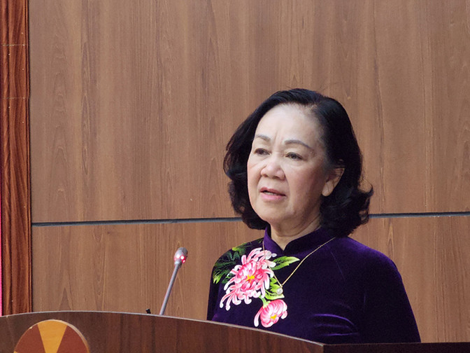 Phát biểu tại buổi lễ trao quyết định, bà Trương Thị Mai đề nghị ông Trần Quốc Cường tiếp tục phát huy sức lực, trí lực, cùng với tập thể Ban Thường vụ tỉnh Điện Biên; Đảng bộ, chính quyền và nhân dân các dân tộc trong tỉnh tiếp tục xây dựng địa phương vững mạnh, tạo những bước đột phá hơn nữa trong thời gian tới.