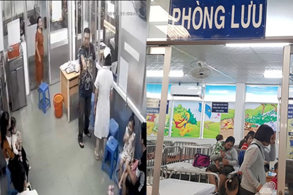 Trước đó, có bệnh nhi bị bệnh nặng nhập viên nên nữ điều dưỡng tên H. trao đổi với gia đình bệnh nhi L. là theo quy định người chờ phun khí dung không được nằm vào giường lưu bệnh. Đồng thời, nữ điều dưỡng mong gia đình bệnh nhi L. nhường giường cho bệnh nhi bị nặng nằm để theo dõi tình trạng bệnh.