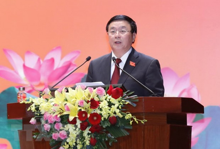 8. Ông Nguyễn Xuân Thắng, Giám đốc Học viện Chính trị quốc gia Hồ Chí Minh, Chủ tịch Hội đồng Lý luận Trung ương. Ảnh: TTXVN.