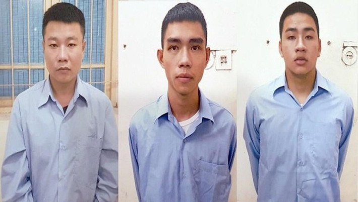 Quá trình Trung bỏ trốn, Giáp Ngọc Ninh (27 tuổi, ở Bắc Giang) và Chu Đức Chính (17 tuổi, Bắc Giang) biết việc trước đó Trung đi cướp ngân hàng ở Sóc Sơn nhưng không được; song 2 bị can này vẫn giúp Trung cất giấu xe máy và bỏ trốn.