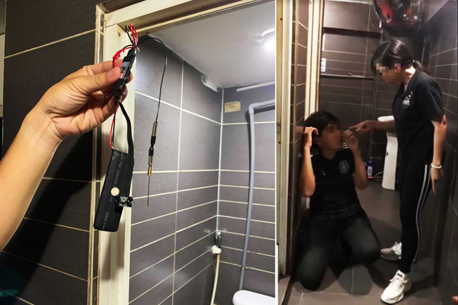 Nam thanh niên lắp camera trong bóng đèn trần nhà quay lén toilet nữ: Tối 3/6/2019, tại quán cà phê DJ X.T (phường 2, quận 10, TP HCM) chị Trần Thu Phương (chủ quán) phát hiện một nam thanh niên giở trò quay lén trong nhà vệ sinh nữ.