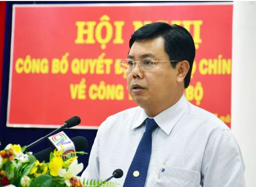 Ông Nguyễn Tiến Hải phát biểu tại hội nghị. >>> Xem thêm video: Trao quyết định chuẩn y Bí thư Tỉnh ủy Quảng Nam
