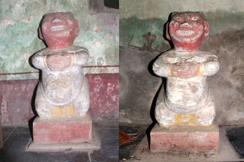 Phát hiện 4 pho tượng quý hiếm ở ngôi đền cổ ở Hà Tĩnh: Chiều 5/12/2014, ông Lê Bá Hạnh, Phó giám đốc Bảo tàng Hà Tĩnh cho biết, trong quá trình khảo sát nghiệp vụ, Ban quản lý di tích quốc gia đặc biệt Nguyễn Du đã phát hiện 4 pho tượng cổ bằng đá có niên đại thế kỷ 17 ở ngôi đền cổ Thần cô - Thần cậu (xã Xuân Hội, Nghi Xuân).