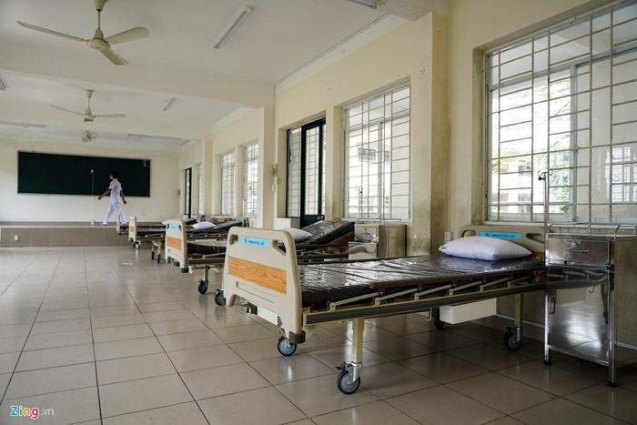 Trung tâm hiện có 60 giường bệnh. Quy trình tiếp nhận người cách ly đều đã được chuẩn bị và đưa vào hoạt động.