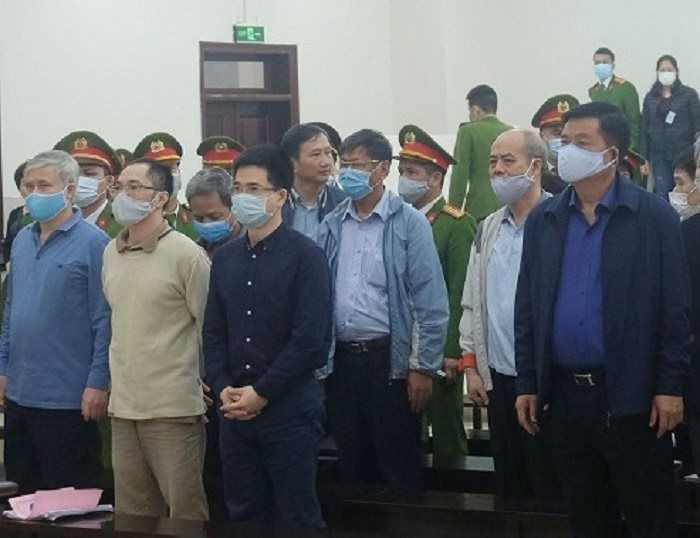 Các bị cáo trong vụ án có đơn kháng cáo gồm: Vũ Thanh Hà (SN 1962, nguyên Tổng Giám đốc Công ty CP Hóa dầu và Nhiên liệu sinh học Dầu khí - PVB), Phạm Xuân Diệu (SN 1960, nguyên Tổng Giám đốc PVC), Nguyễn Xuân Thủy (SN 1961, nguyên Phó Trưởng phòng Đầu tư dự án, PVB), Khương Anh Tuấn (SN 1975, nguyên Phó Trưởng phòng Thương mại, PVB), Lê Thanh Thái (SN 1960, nguyên Trưởng phòng Kinh doanh, PVB), Hoàng Đình Tâm (SN 1981, nguyên Kế toán trưởng PVB).