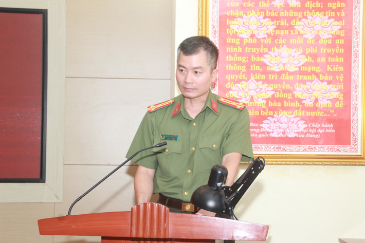 Ngoài ra, thượng tá Nguyễn Tuấn Hưng - Trưởng phòng 4 thuộc Cục An ninh điều tra, được điều động và bổ nhiệm làm Phó Giám đốc Công an tỉnh Lai Châu, từ ngày 25/7. (Ảnh: Thượng tá Nguyễn Tuấn Hưng)