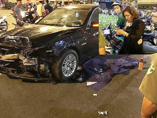 Theo cáo trạng, khoảng 23h ngày 21/10/2018, sau khi dự một buổi tiệc, bà Nga lái ôtô biển số 51F-279.10 chạy trên đường Điện Biên Phủ. Khi đến vòng xoay Hàng Xanh (quận Bình Thạnh) thì xe của bà Nga đụng vào xe máy do anh Hồ Hữu Định điều khiển chở theo vợ là chị Nguyễn Thị Kim Phụng. Tiếp đó, xe bà Nga tông vào 4 xe máy do anh Nguyễn Trần Ngọc Giàu, Ngô Chí Bảo chở theo em trai là Ngô Hoàng Phúc, Phan Huy Bình, Cao Tấn Tài điều khiển đang dừng chờ đèn đỏ.