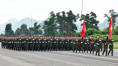 Các khối diễu binh kỷ niệm 80 năm Quốc khánh hợp luyện lần 1