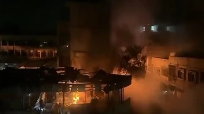 Cảnh tan hoang ở Gaza trong đợt oanh kích dữ dội của Israel