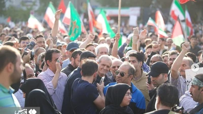 Tổng thống Iran tham gia biểu tình phản đối Mỹ, Israel