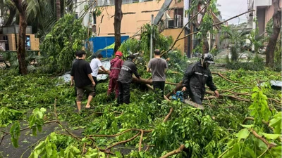 Bão Kajiki đổ bộ Hải Nam (Trung Quốc), hơn 100.000 người bị ảnh hưởng