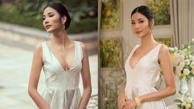 Á hậu Hoàng Thuỳ cho người lạ sờ ngực nếu nghi ngờ cô nâng cấp vòng 1