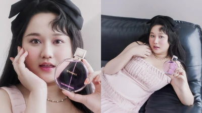 Trúc Anh tự tin khoe vóc dáng mũm mĩm với giao diện hường phấn