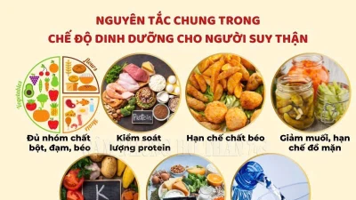  Nguyên tắc “vàng” trong dinh dưỡng cho bệnh nhân suy thận