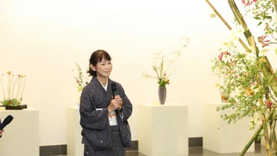Thông điệp ý nghĩa từ Nghệ thuật cắm hoa Ikebana tại triển lãm "Mạch lạc"