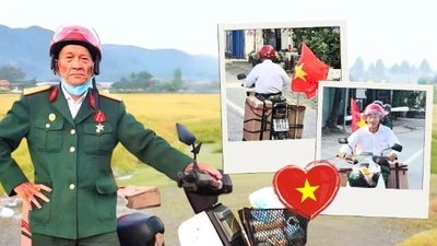 Cựu binh U80 Trần Văn Thanh "trốn vợ" lái xe máy từ Nghệ An ra Hà Nội xem diễu binh: "Tôi đi để ngắm khoảnh khắc đẹp của hòa bình"