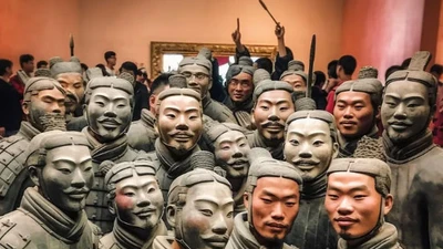 Dùng AI phục dựng đội quân đất nung, quân đội Bát kỳ, giật mình cái kết