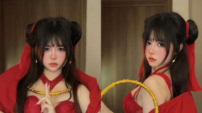 Cosplay Natra phiên bản táo bạo, gái xinh gây tranh cãi lớn