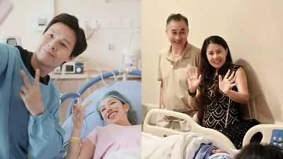 Ái nữ Minh Nhựa vượt cạn lần 4 nhẹ nhàng vì “rắn con” chịu hợp tác, ông bà cố quyền lực túc trực đợi ẵm cháu