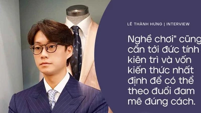 "Ông chủ" 9X Hải Phòng theo đuổi sở thích mặc Âu phục cổ điển