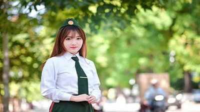 Mê mệt nhan sắc nữ sinh trường Quân đội
