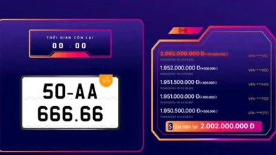Biển xe máy 50-AA666.66 về tay đại gia với giá 2 tỷ đồng