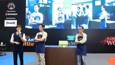 Vinamilk khẳng định vị thế trong pha chế tại đấu trường quốc tế Asia Latte Art Battle