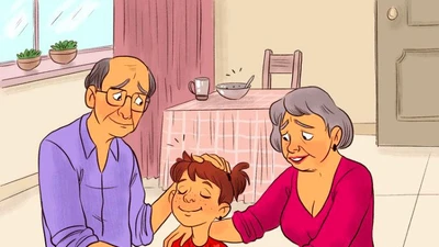 Tuổi già cô đơn khi vợ chỉ mê chăm cháu
