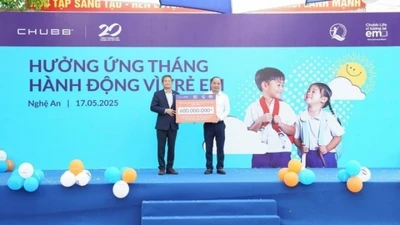 Chubb Life tiếp thêm động lực cho trẻ em khó khăn nhân tháng hành động vì trẻ em